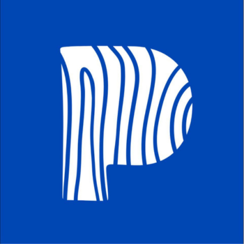Pathfinders NT logo featuring a white stylised ‘P’ with wood-grain lines on a blue background.